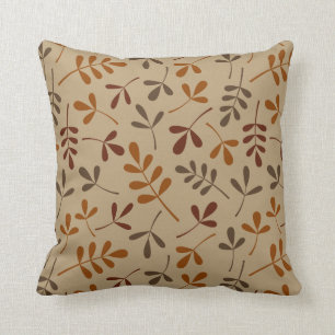 Coussin Motif assorti de feuille d'automne