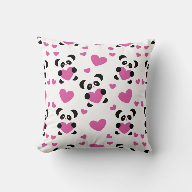 Coussin Motif au jour de l'amour (Recto)
