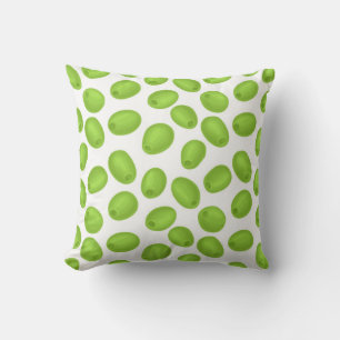 Coussin Motif aux olives vertes