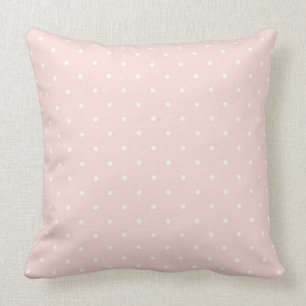 Coussin Motif avec le pois blanc