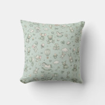 motif bébé vert