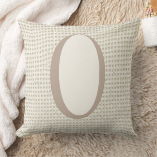 Coussin Motif Beige