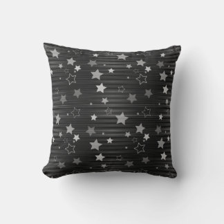 Coussin Motif Black Stars
