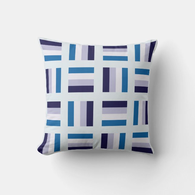 Coussin Motif bleu (Recto)