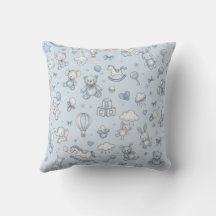 motif bleu bébé