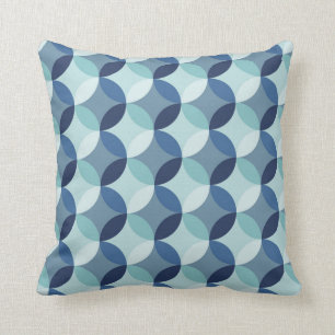 Coussin Motif bleu de cercle