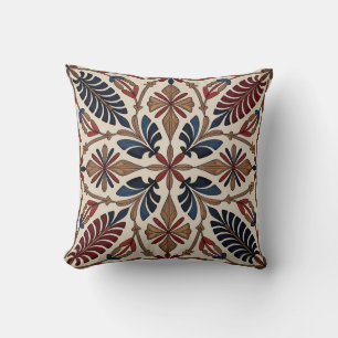 Coussin Motif botanique géométrique élégant pour Art & Déc