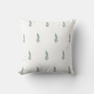 Coussin motif botanique simple sans couture avec des plant