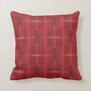 Coussin Motif Carreaux Tartan GRYFFINDOR™