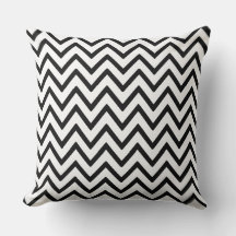Motif Chevron Zigzag noir et blanc