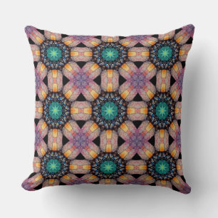 Coussin Motif circulaire octogonale géométrique Abstrait