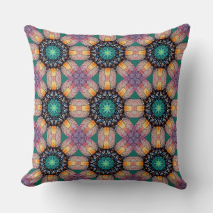 Coussin Motif circulaire octogonale géométrique Abstrait