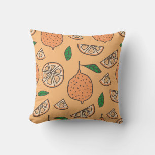 Coussin Motif Citron