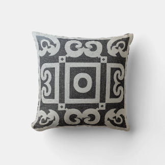 Coussin Motif classique en mosaïque Greco