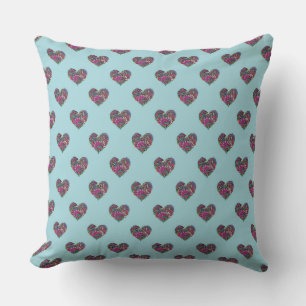 COUSSIN MOTIF CŒUR