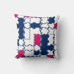 Coussin motif coloré , élégant