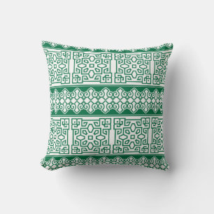 Coussin Motif complexe dans Kelly Green