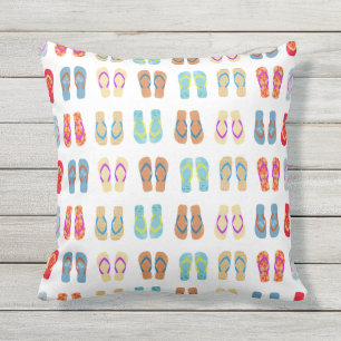 Coussin Motif côtier de bascules électroniques de plage