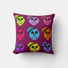 Coussin Motif crâne sucre