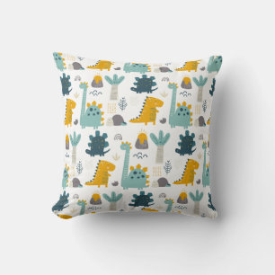 Coussin Motif Cute Dinosaur