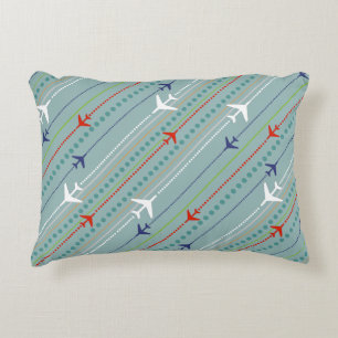 Coussin Motif d'accent rétro