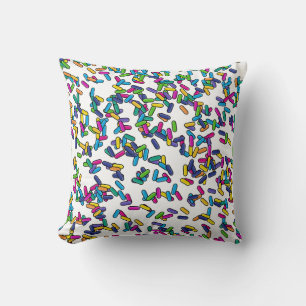 Coussin Motif d'arrosage éparpillé
