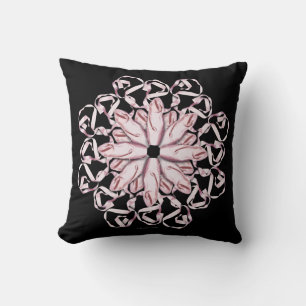 Coussin Motif de ballet (rose)