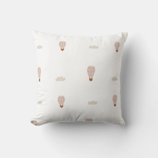 Coussin Motif de ballon à air chaud minimal