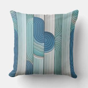 Coussin Motif de batik 3D Tirta Column Ripple