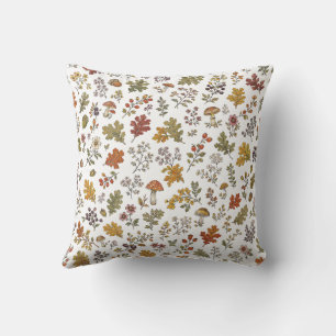 Coussin Motif de bois rustique d'automne