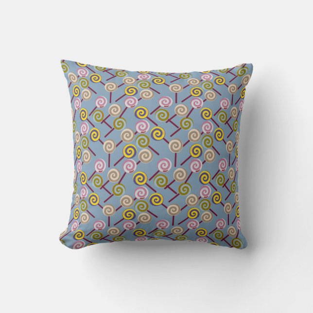 Coussin Motif de bonbons | motif Lollies | lollipop 3 (Recto)