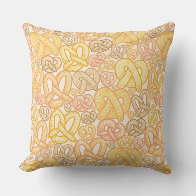 Coussin Motif de bretzel (Recto)