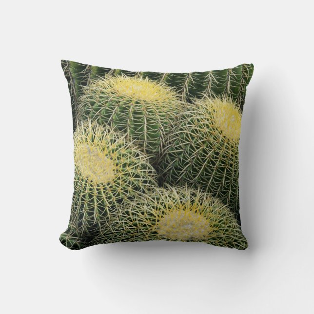 Coussin Motif de cactus (Recto)