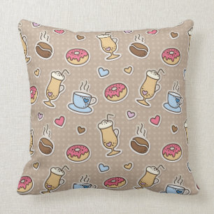 Coussin Motif de café
