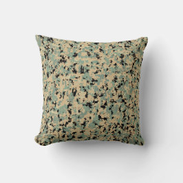 Coussin Motif de camouflage numérique – Tan-Green SM