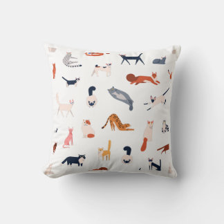 Coussin Motif de chats joueurs - Cute Feline Lover
