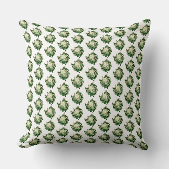 Coussin Motif de chou-fleur (Recto)