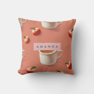 Coussin Motif de cidre de pomme confortable personnalisé