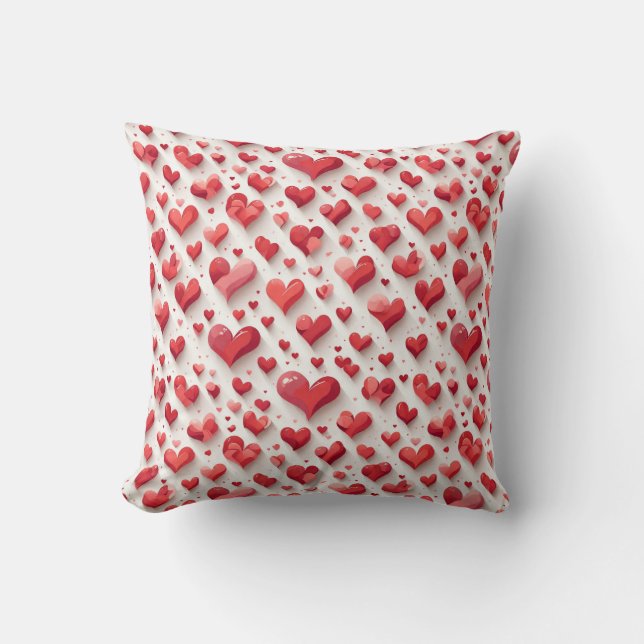 Coussin Motif de coeur (Recto)
