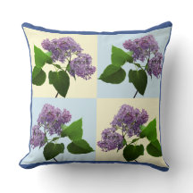Motif de collage de branche de fleur de lilas fant