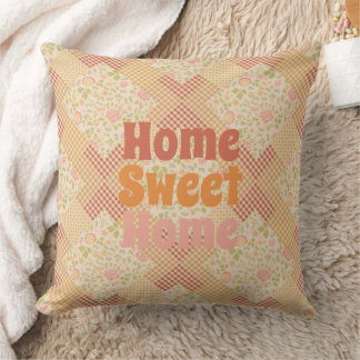 Coussin Motif de courte de patchwork floral automnal Cotta