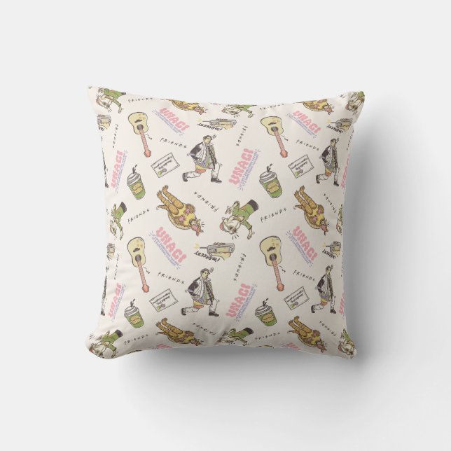 Coussin Motif de dessin animé Tan FRIENDS™ (Recto)