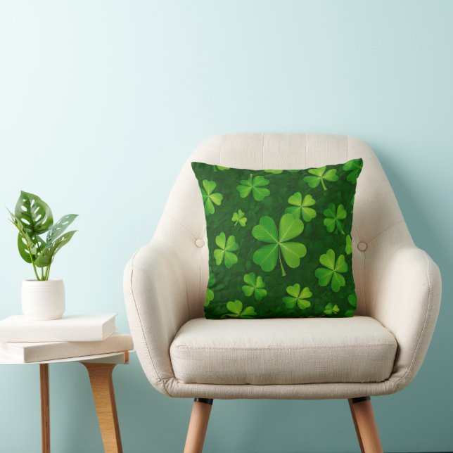 Coussin Motif de fermeture à quatre feuilles (Chaise)