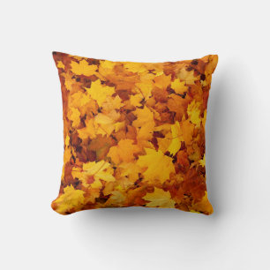 Coussin Motif de feuilles d'automne