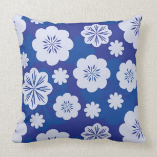Coussin motif de fleur
