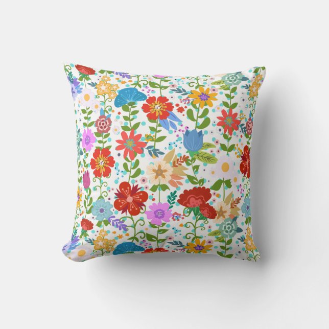 Coussin Motif de fleurs (Recto)