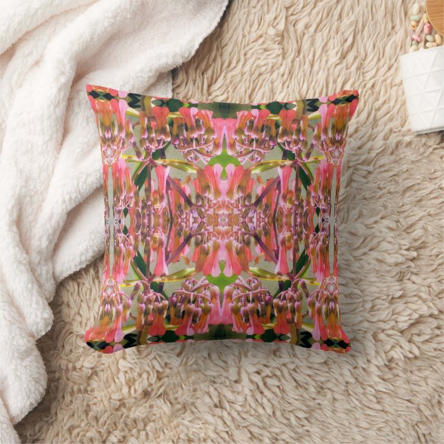 Coussin Motif de fleurs roses (Couverture)