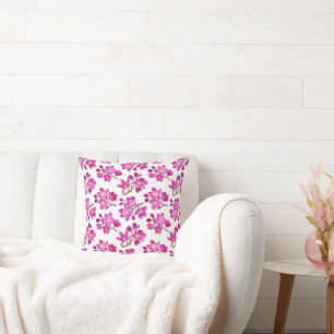 Coussin Motif de floraison de l'arbre Apple
