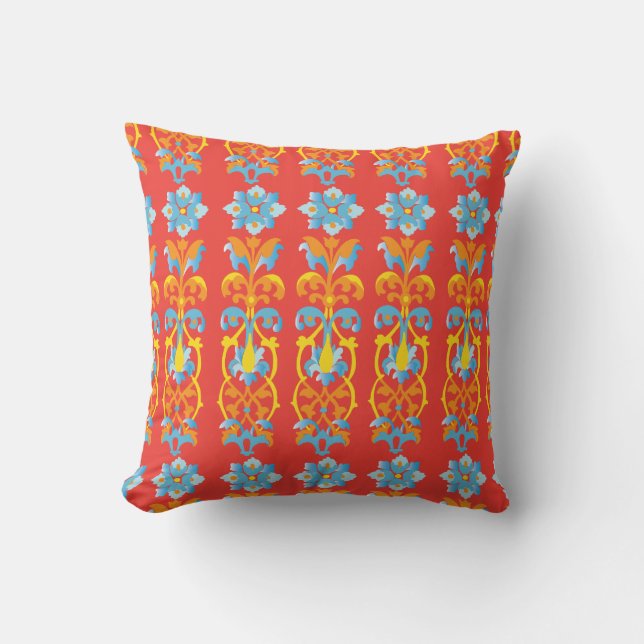 Coussin motif de flore (Recto)