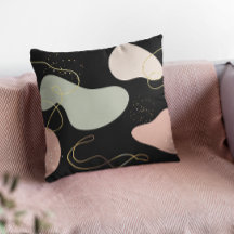 Motif de formes organiques géométriques Boho Abstr